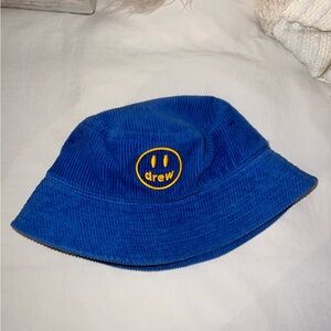 Drew House blue corduroy bucket hat